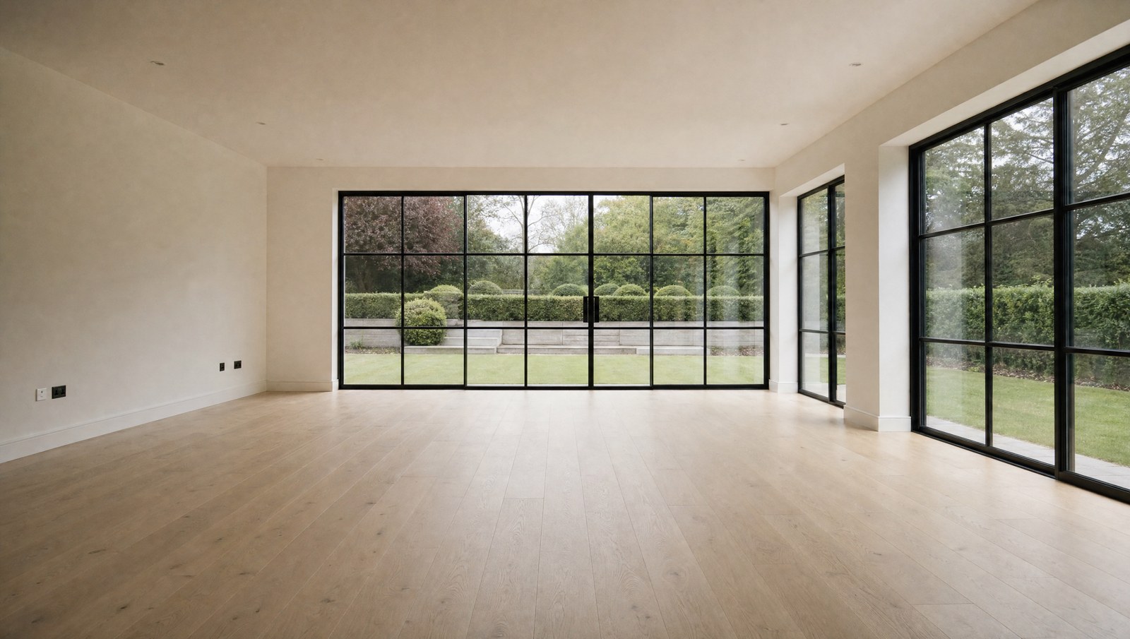 Open-plan room, before