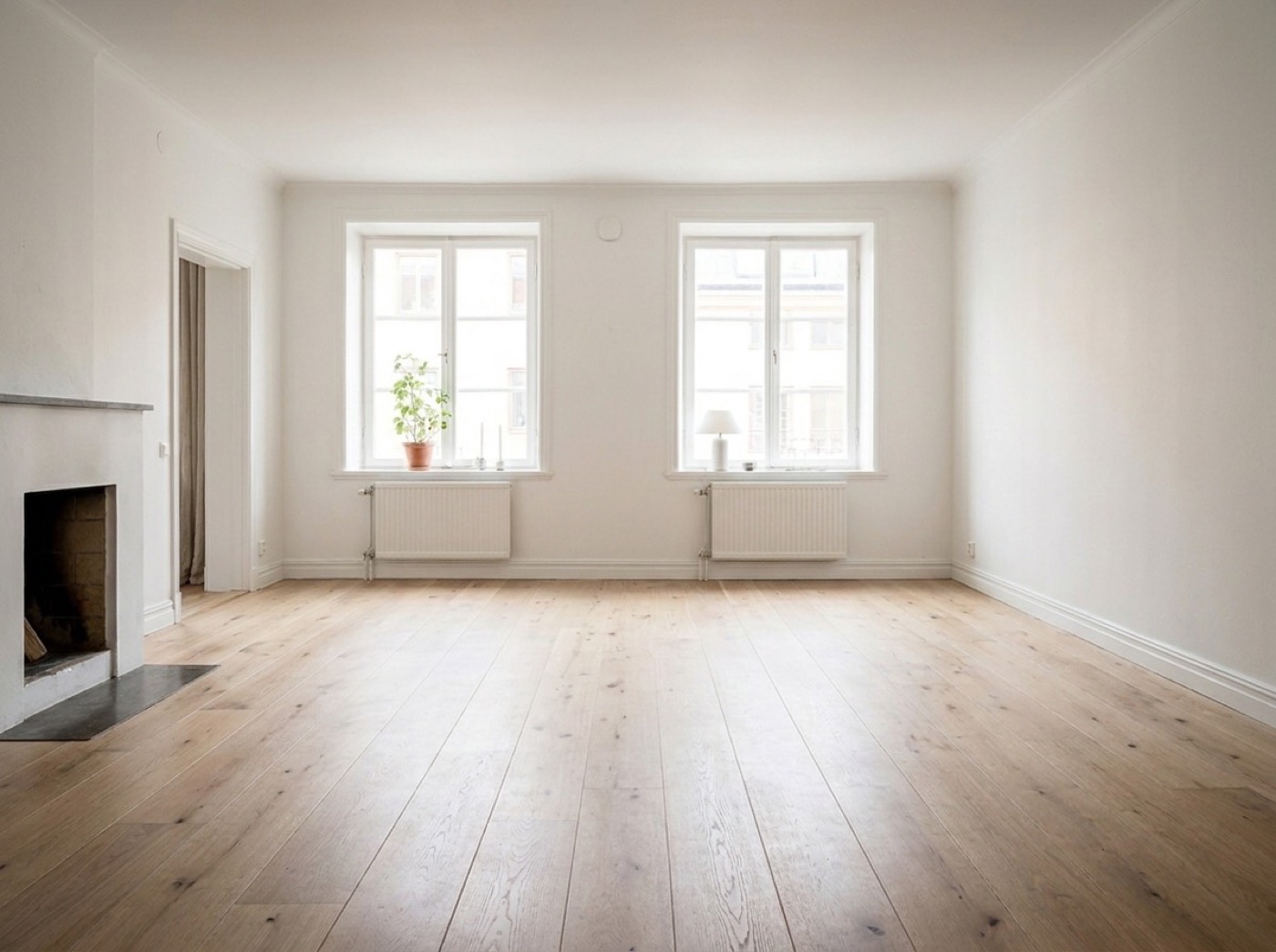 Living room, before