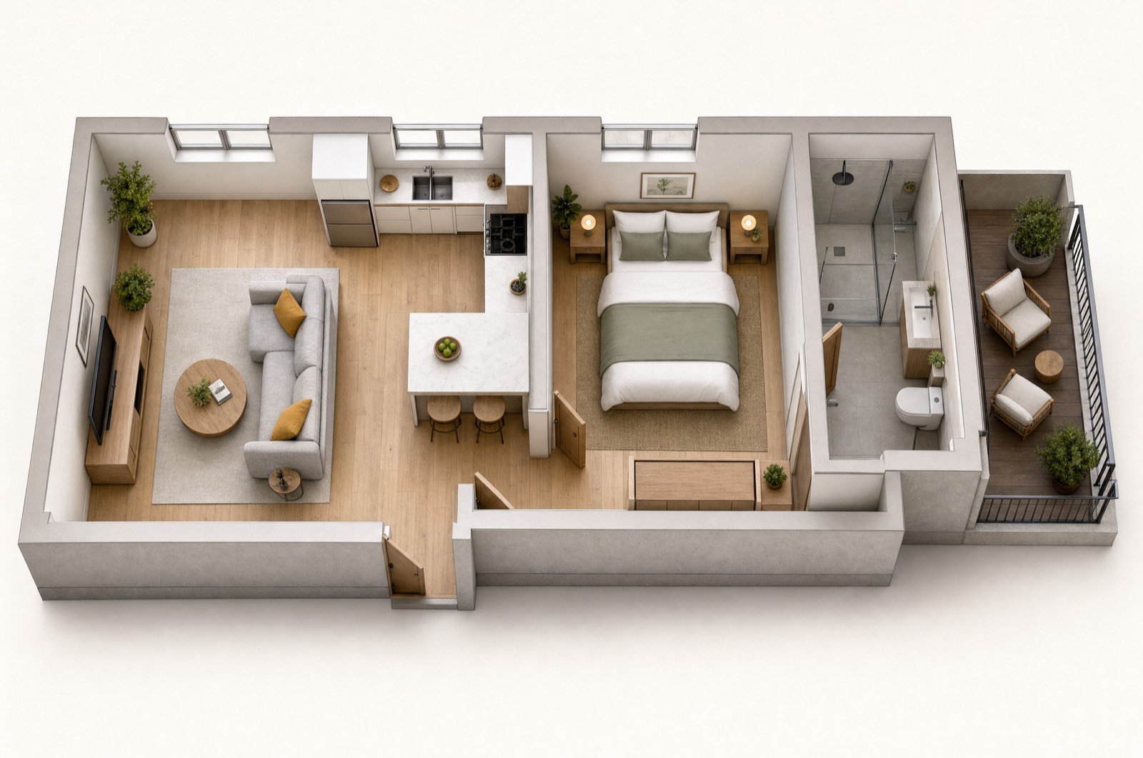 3D floor plan